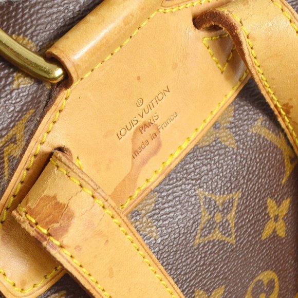 LV Louis Vuitton Backpack Bag Montsouris MM Brown Monogram - Picture 4 of 10